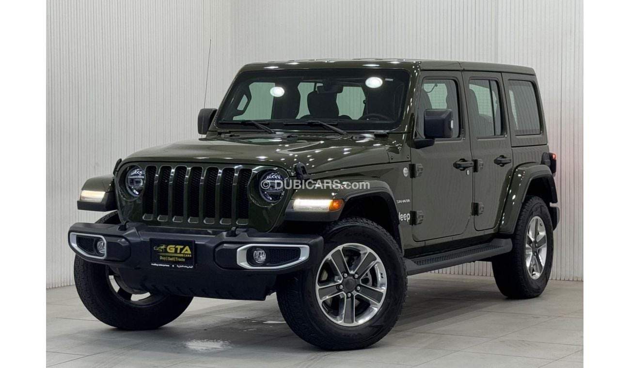 Jeep Wrangler Unlimited Sahara 3.6L 2022 Jeep Wrangler Unlimited Sahara, Aug 2027 Jeep Warranty, Full Jeep Service