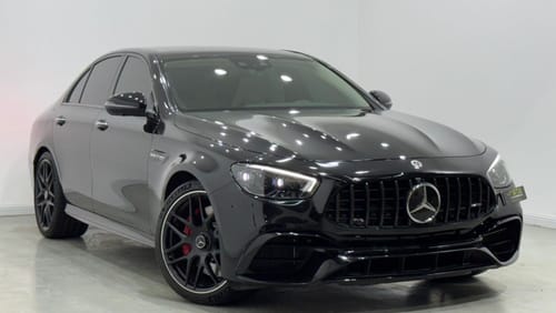 مرسيدس بنز E 63S 2022 Mercedes Benz E63s AMG 4MATIC+, 2027 Mercedes Warranty + Service Pack, Full Options, GCC