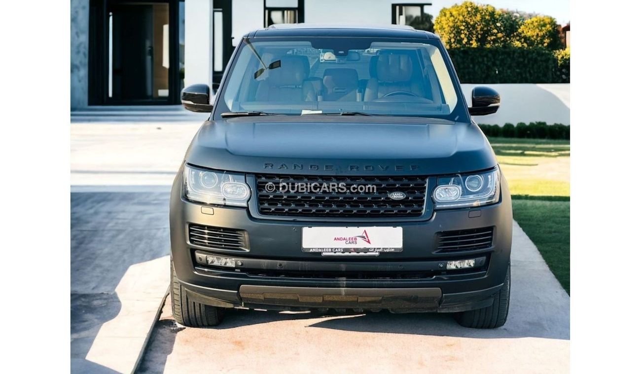 Land Rover Range Rover RANGE ROVER VOUGE SE 5.0 V8 | GCC | BLACK MATE PPF | WELL MAINTAINED