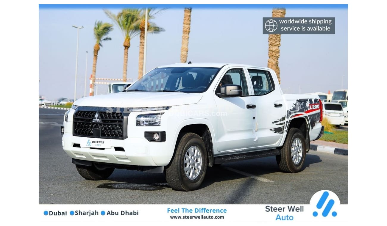 ميتسوبيشي L200 2024 Triton GLX Diesel / Only Available with us! /2.4L 4x4 6 MT/ Export Only