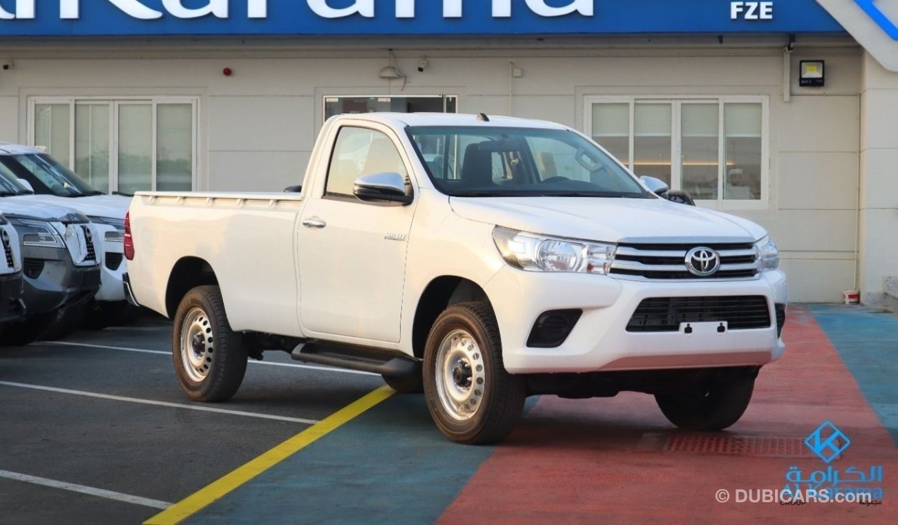 Toyota Hilux 2.4Ltr-DIESEL-M/T SINGLE CAB 4WD 2 Door 3 Seater 17inch Wheel-Power Window-Power Mirror