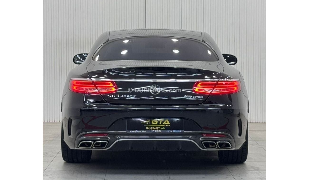 Mercedes-Benz S 63 AMG Coupe 2015 Mercedes Benz S63 AMG 4MATIC, Service History, Full Options, Excellent Condition, GCC