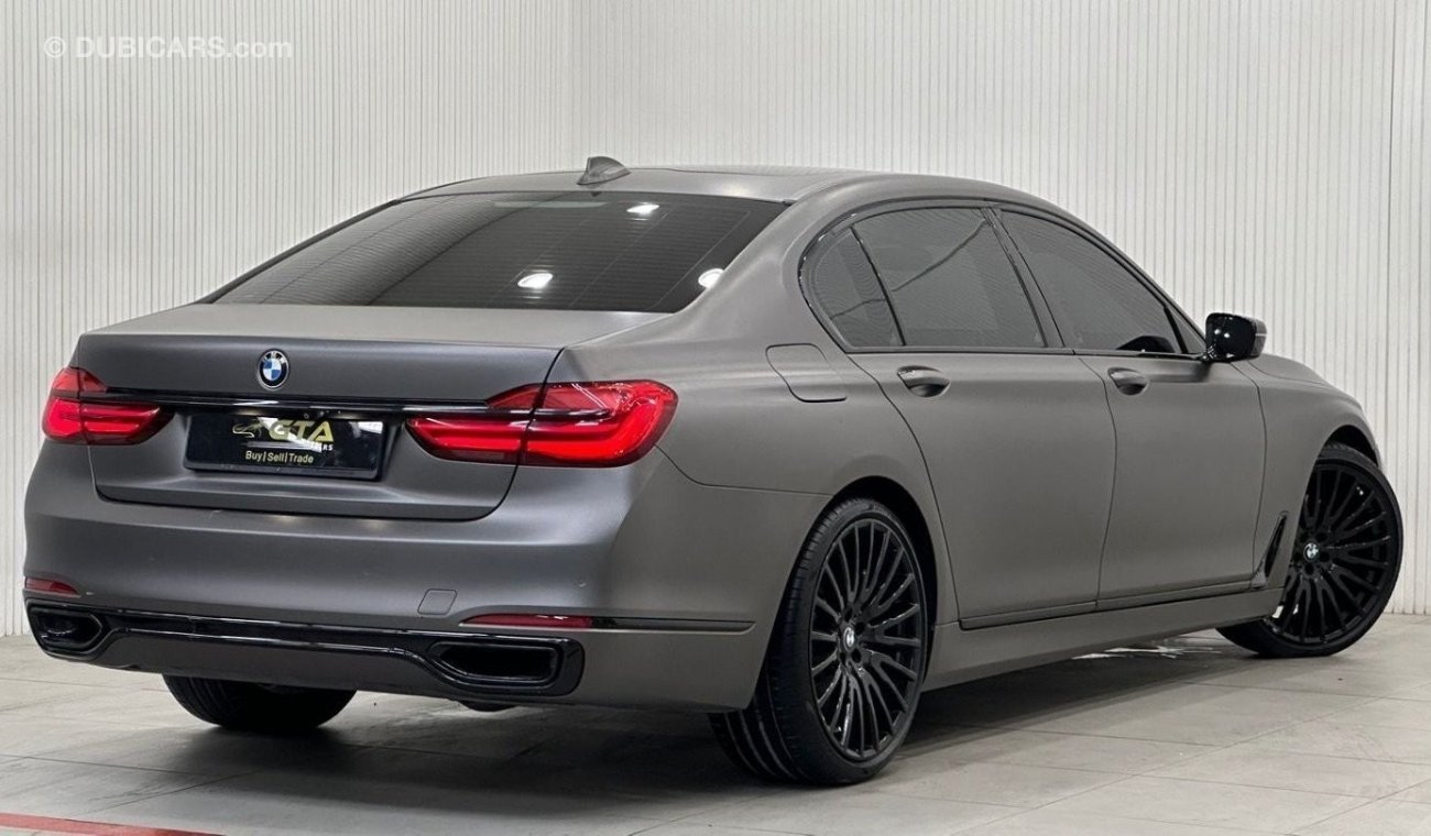 بي أم دبليو 740Li اكسكلوسيف 2016 BMW 740Li, February 2026 BMW Service Contract, Full BMW Service History, Matte Grey W