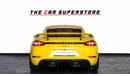 بورش كايمان جي تي ٤ 2020-PORSCHE 718 CAYMAN GT4 -GCC-FSH-SERVICE CONTRACT WITH AL NABOODA-1 YEAR WARRANTY