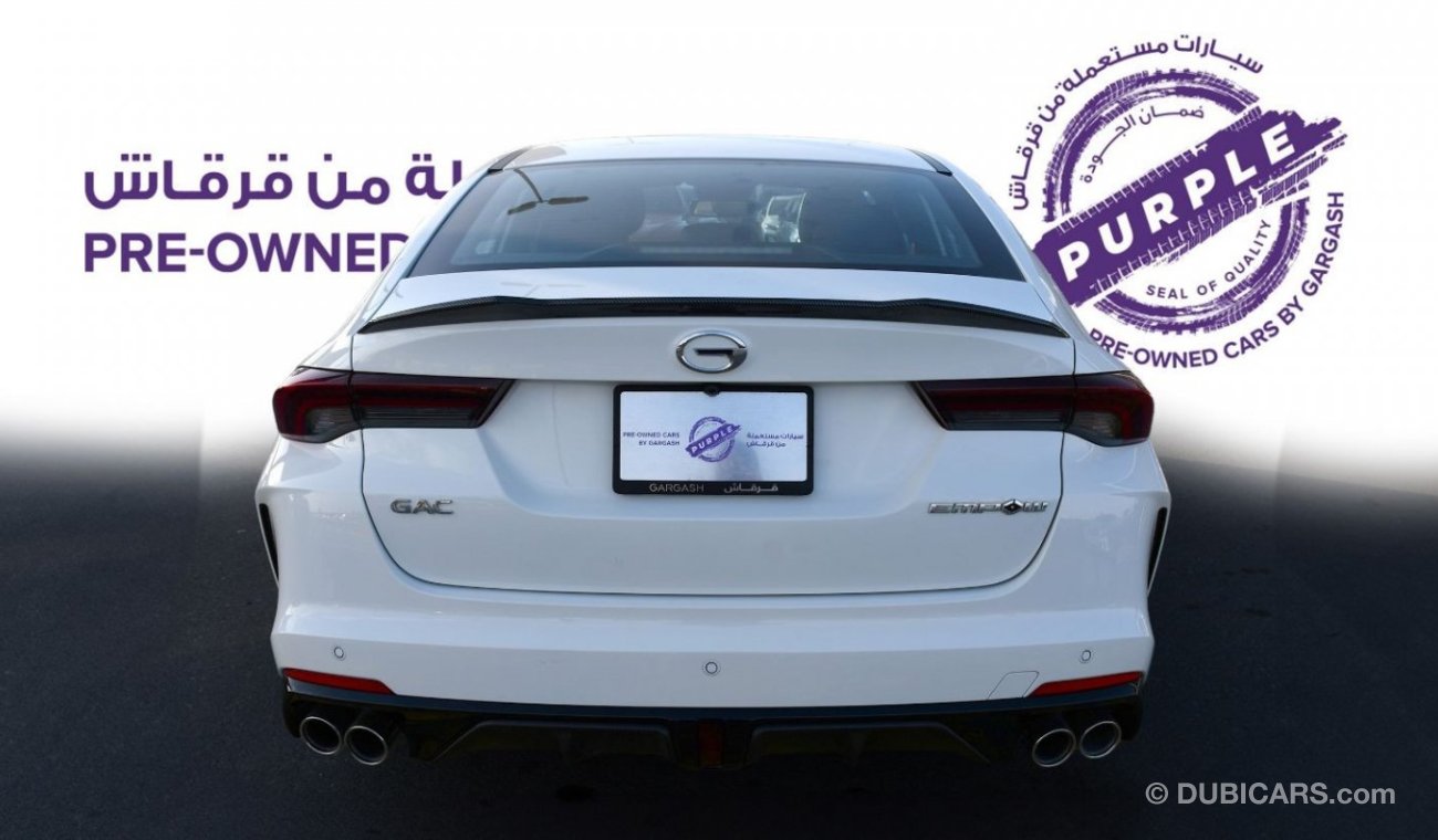 جي إي سي امباو GL 1.5T | 2024 | CERTIFIED PRE-OWNED BY GARGASH