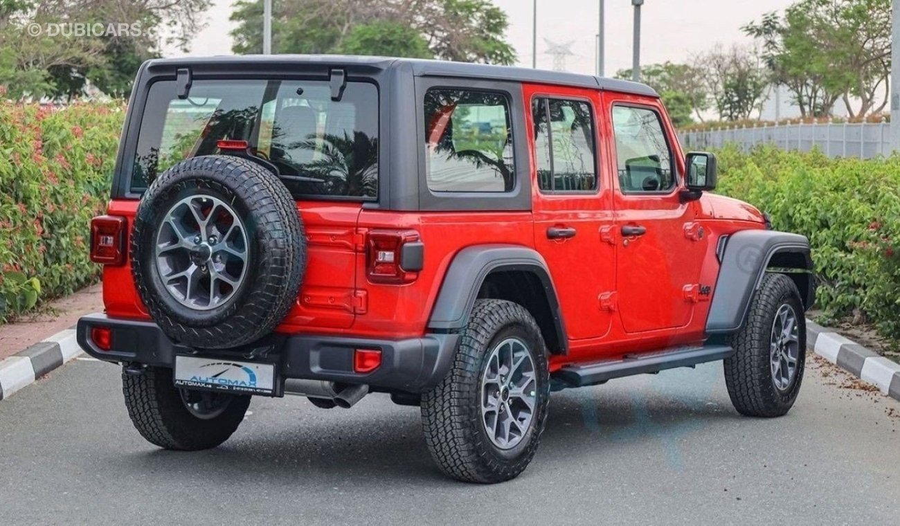 Jeep Wrangler Unlimited Sport Plus I4 2.0L Turbo , 2024 Без пробега , (ТОЛЬКО НА ЭКСПОРТ)