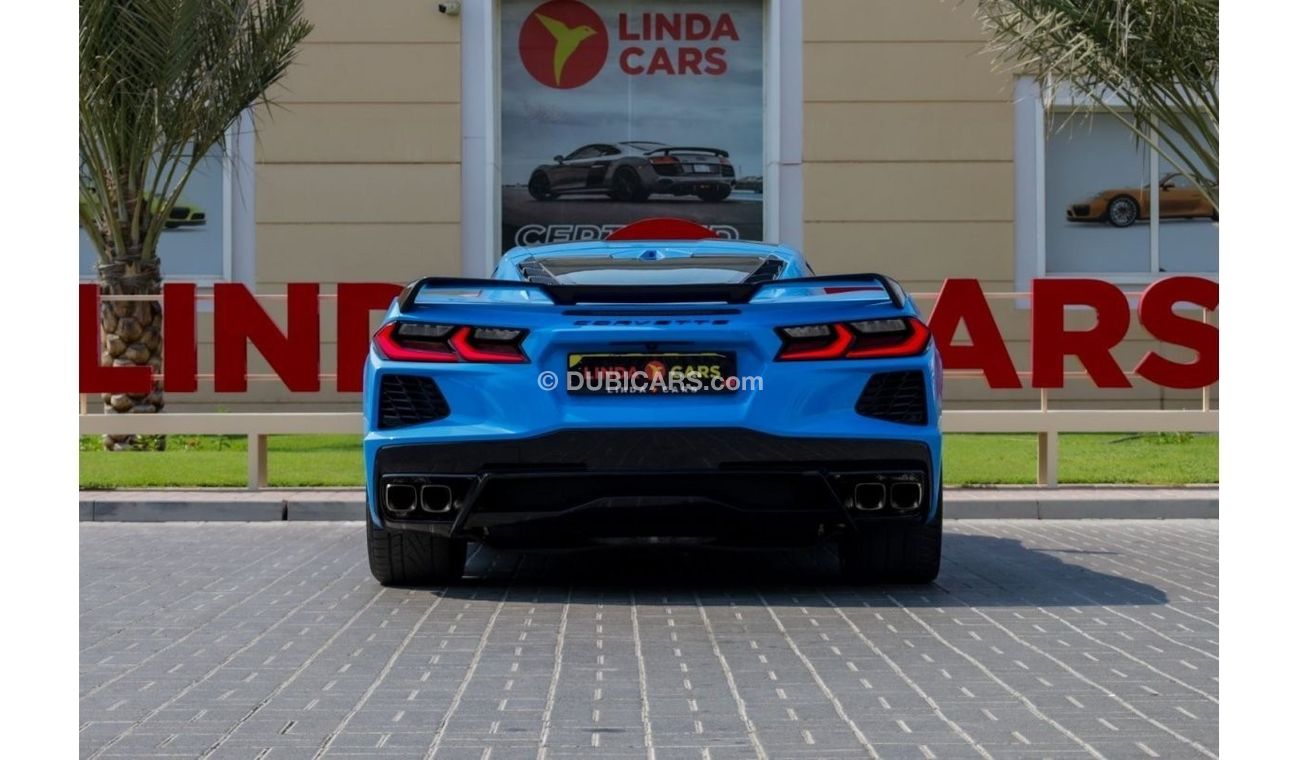 شيفروليه كورفت Chevrolet Corvette 3LT Convertible 2022 GCC under Agency Warranty with Flexible Down-Payment.