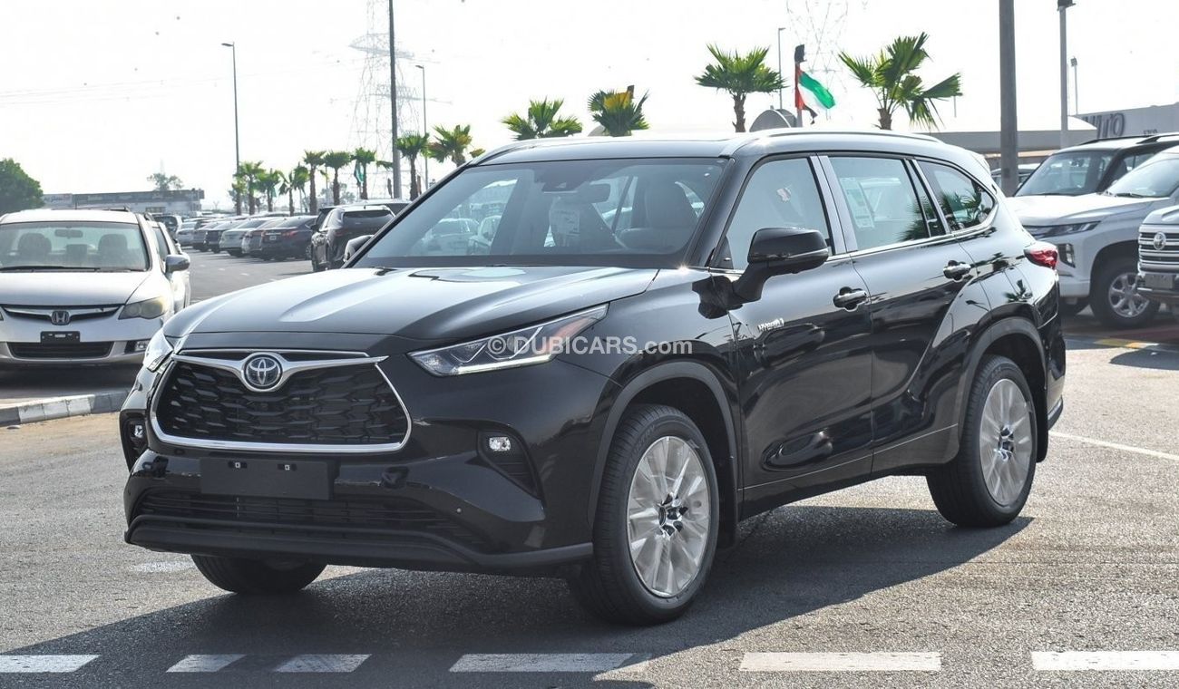 Toyota Highlander For Export Only !Brand New Toyota Highlander Hybrid HL25-LTD | 2.5L | Black / Beige | 2023