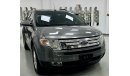 Ford Edge GCC .. Perfect Condition .. V6 ..