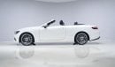 مرسيدس بنز E 450 AMG Line Cabriolet - 2 Year Warranty - Approved Prepared Vehicle