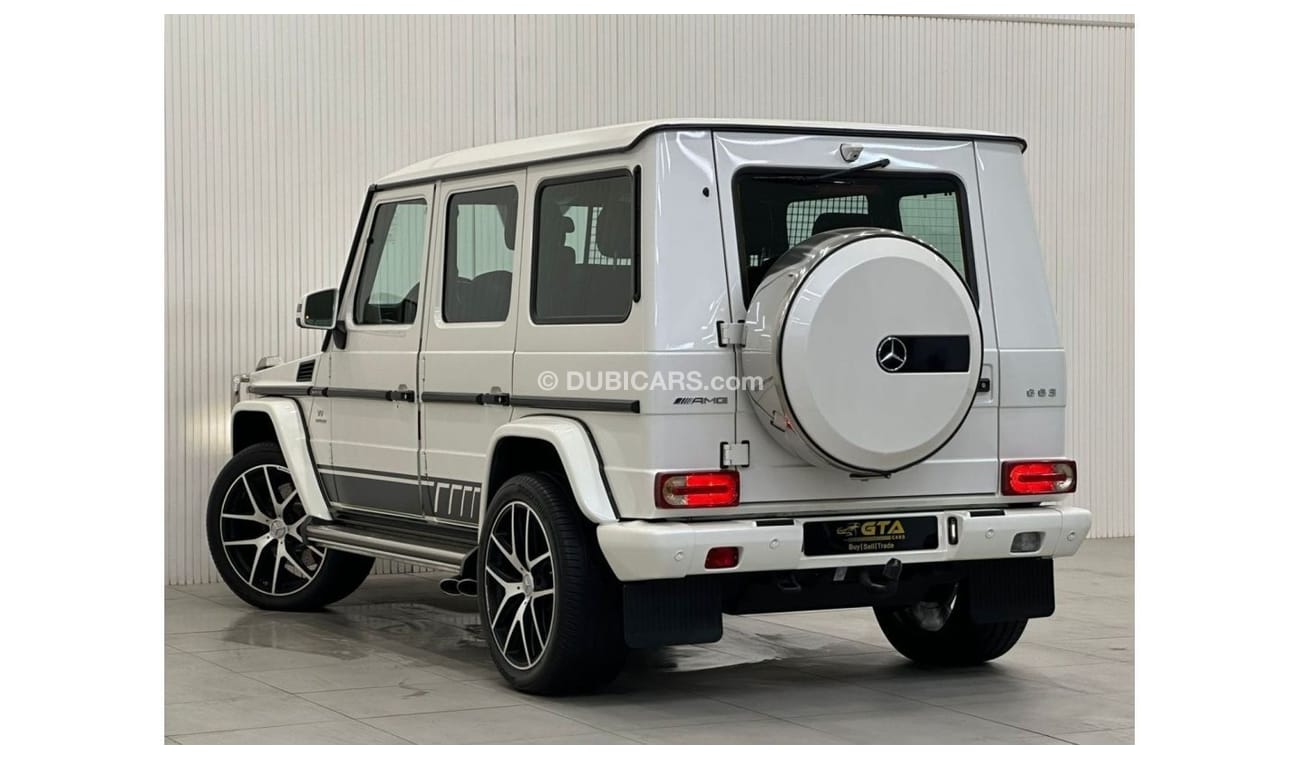 مرسيدس بنز G 63 AMG 2016 Mercedes Benz G63 463 Edition, Service History, Full Options, GCC Specs