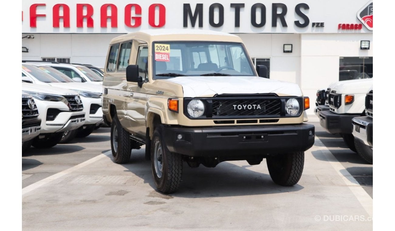 تويوتا لاند كروزر هارد توب 2024 TOYOTA LAND CRUISER 78 4.2 V6 DIESEL - DIFF LOCK  **التصدير فقط خارج الخليج** **EXPORT ONLY**