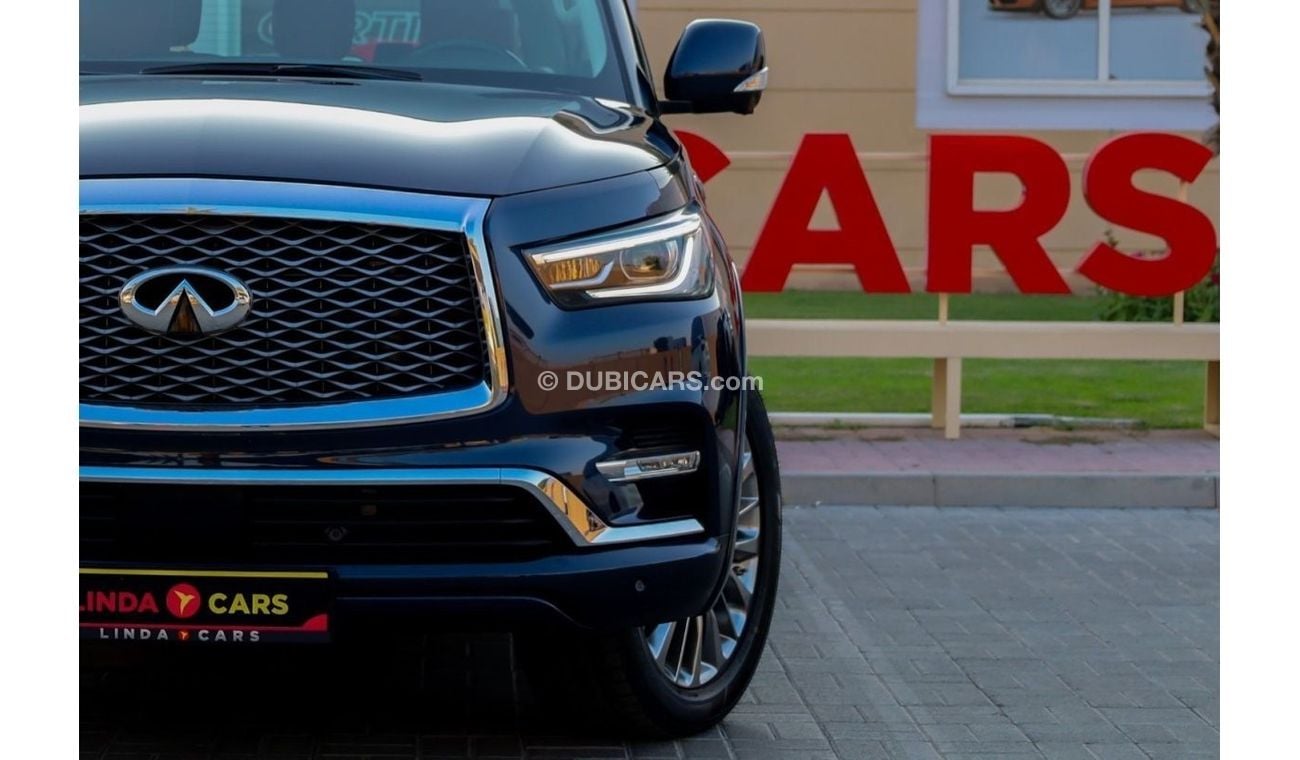 Infiniti QX80 Luxe 7st Infiniti QX80 2020 GCC under Warranty with Flexible Down-Payment/ Flood Free.