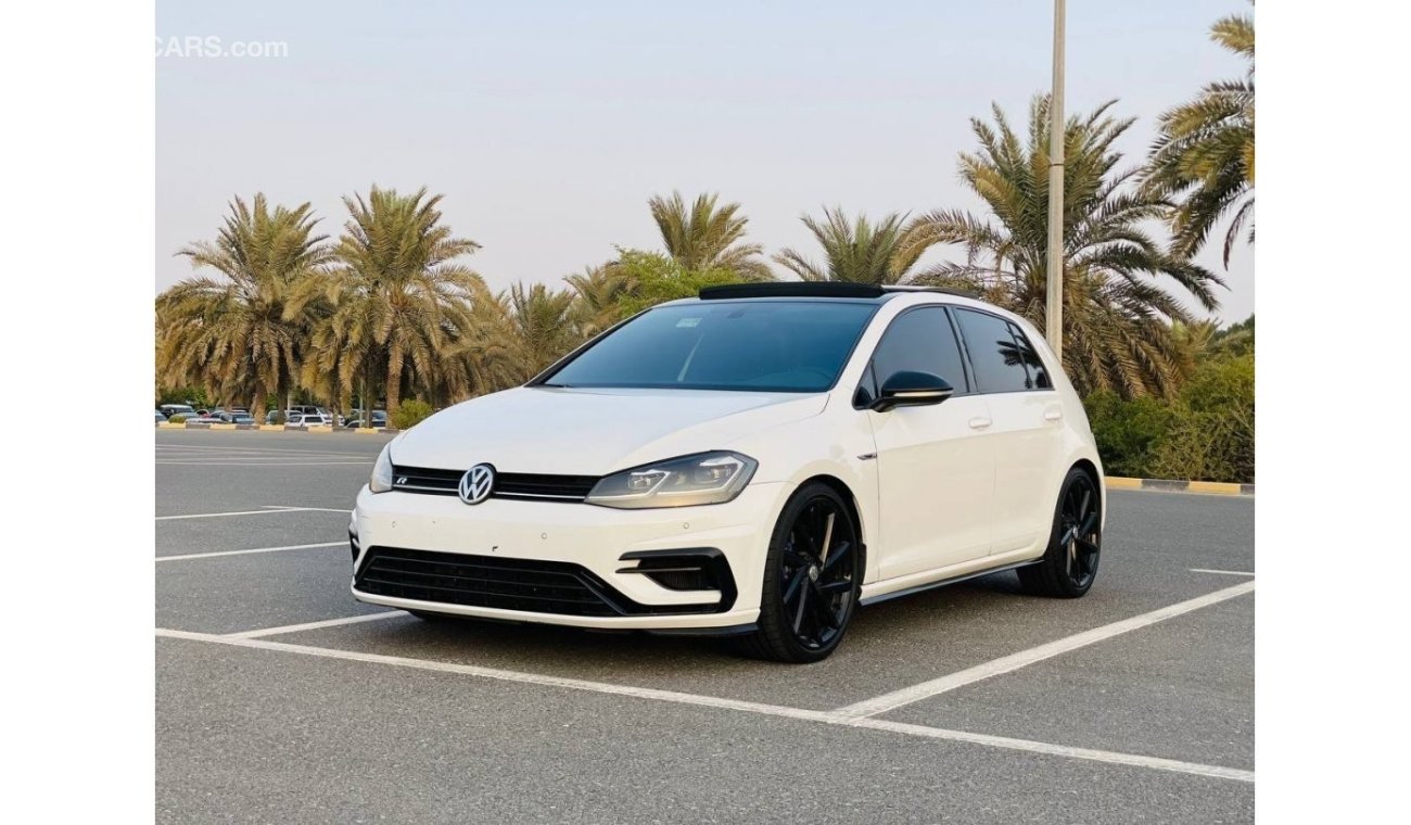 فولكس واجن جولف VOLKSWAGEN GOLF R MODEL 2018 GCC SPACE FREE PAINT FREE ACCEDENT