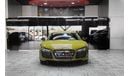 أودي R8 AED 7,500 P.M | 2015 AUDI R8 SPORTS QUATTRO | COUPE | 4.2L V8  430 HP | FSH | LOW KM | GCC