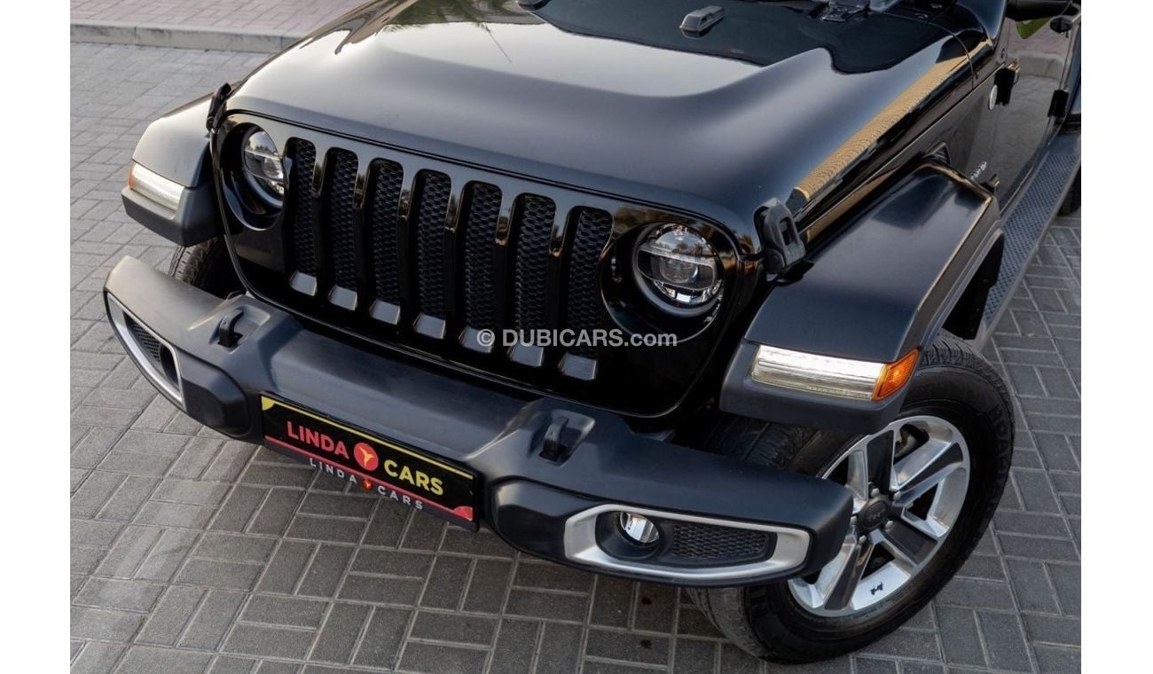 Jeep Wrangler Unlimited Sahara 3.6L Jeep Wrangler Unlimited Sahara 2019 GCC (LOWEST MILEAGE) under Warranty with F