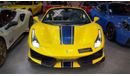 فيراري 488 Pista Spider | 2020 | Giallo Modena | Full Carbon Fiber | 720 HP