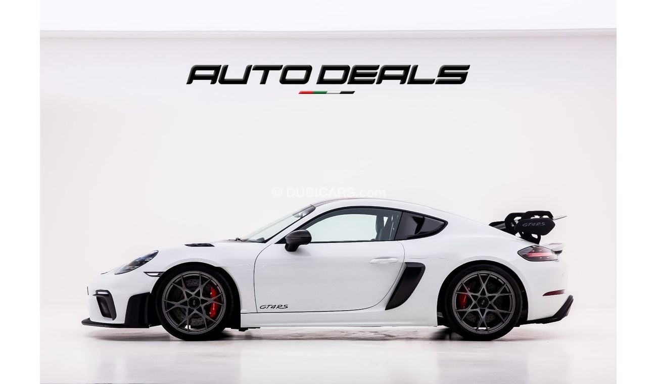 Porsche 718 Cayman GT4 RS Weissach | GCC | Warranty | Brand New | 4.0L F6