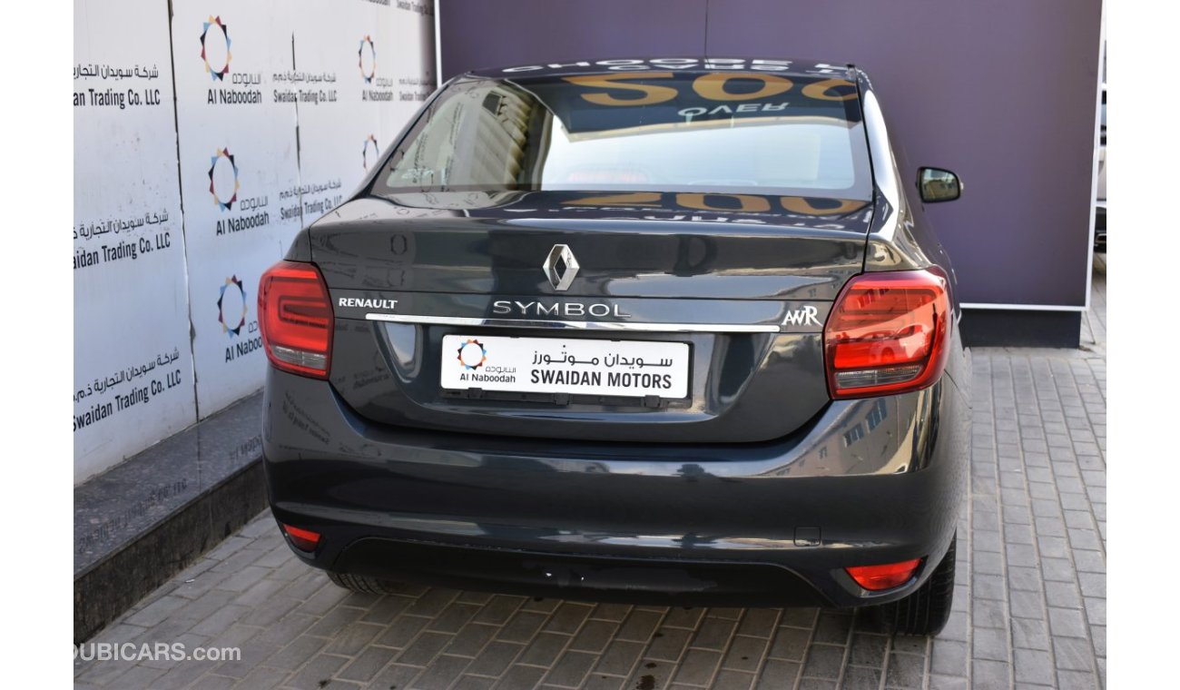 رينو سيمبول AED 449 PM | 1.6L PE GCC DEALER WARRANTY