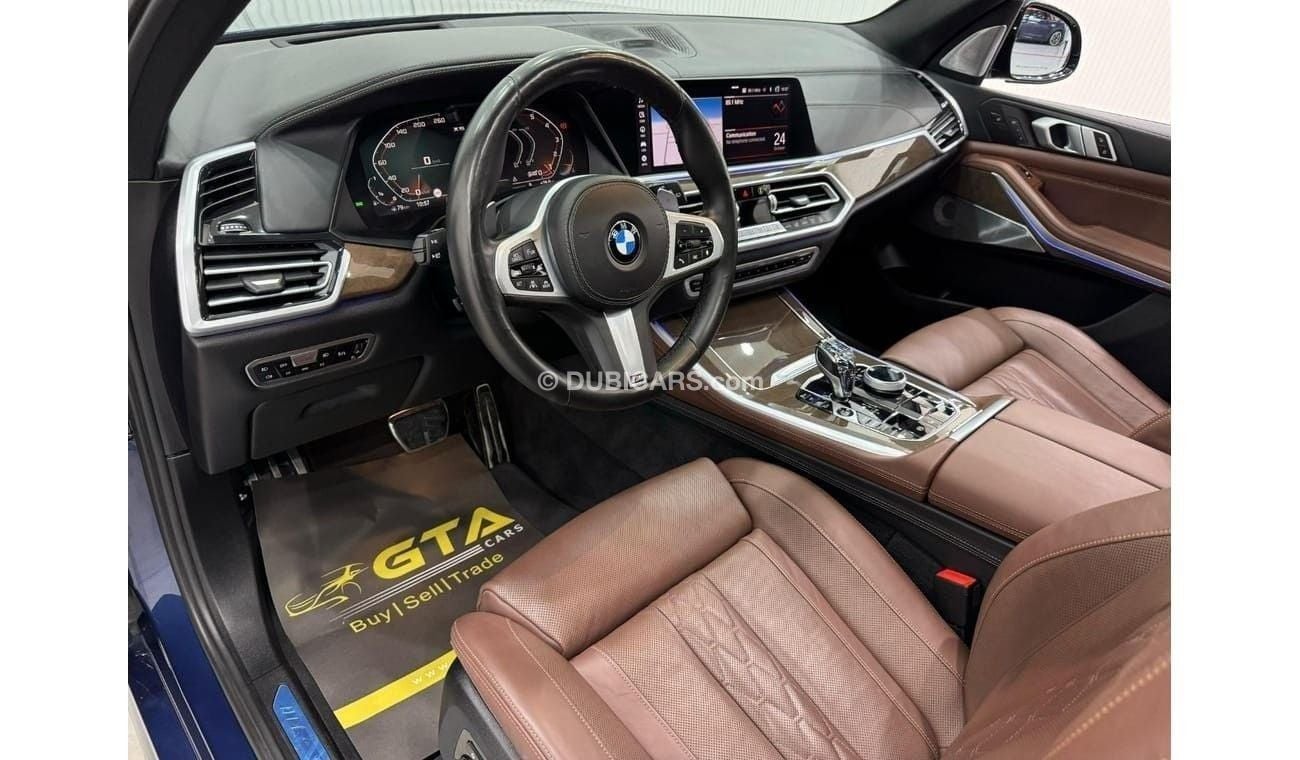 بي أم دبليو X5 M50i 4.4L 2020 BMW X5 M50i M-Sport, June 2025 BMW Warranty + Service Pack, Fully Loaded, GCC