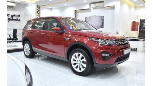 Land Rover Discovery Sport EXCELLENT DEAL for our Land Rover Discovery Sport SE Si4 ( 2016 Model ) in Red Color GCC Specs