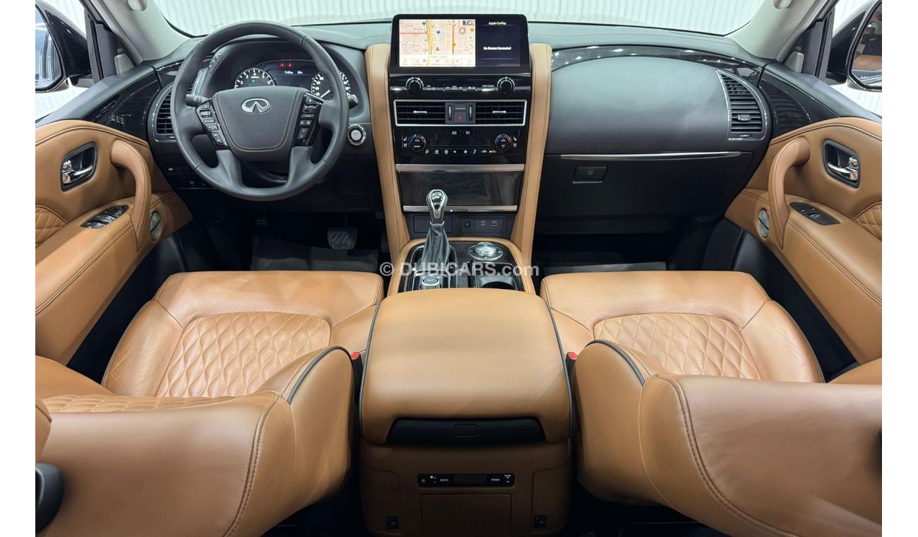 إنفينيتي QX80 Luxury 8st 5.6L 2022 Infiniti QX80 Luxury, 2027 Infiniti Warranty + Service Pack, Fully Loaded, 8 Se