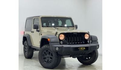 جيب رانجلر Willys Wheeler 3.6L A/T (3 Door) 2017 Jeep Wrangler Willys Wheelers, Warranty, Full Jeep Service His