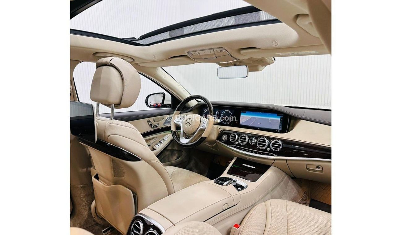 مرسيدس بنز S 450 Std 3.0L 2018 Mercedes-Benz S450, One Year Warranty, Service History, Excellent Condition, GCC