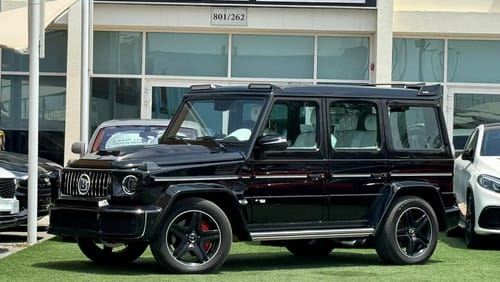 مرسيدس بنز G 63 AMG مرسيدس بنز اي ام  G63 خليجي 2014  صبغ وكالة بحالة الوكالة  محول برابوس