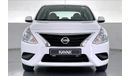 Nissan Sunny SV | 1 year free warranty | 1.99% financing rate | Flood Free