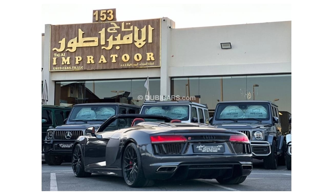 Audi R8 Spyder V10 Plus AUDI R8 2017 SPYDER  GCC