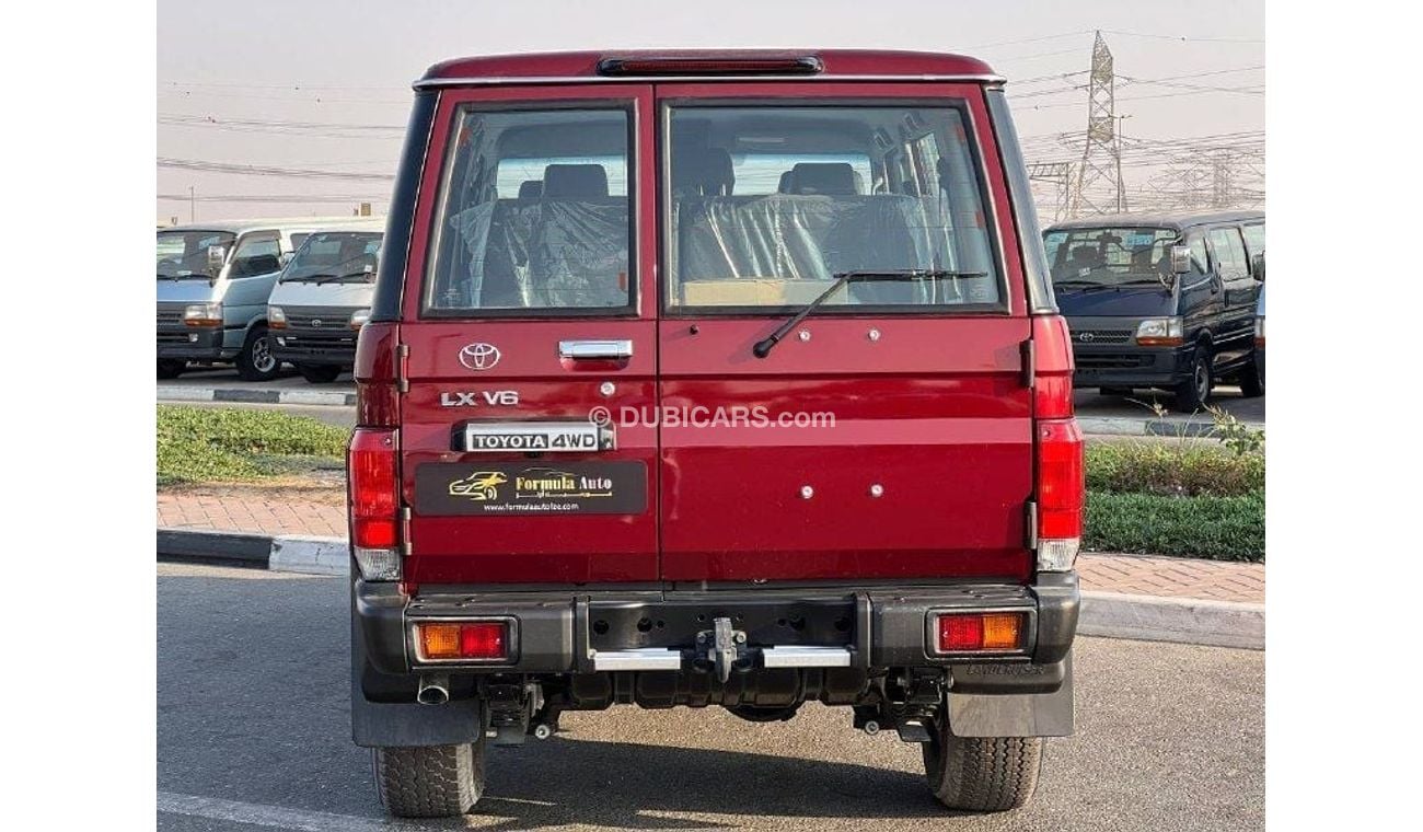 Toyota Land Cruiser Hard Top LC76 4.0L PTR M/T // 2024 // HIGH OPTION WITH DVD & BACK CAMERA , POWER WINDOWS , COOL BOX // SPECIA