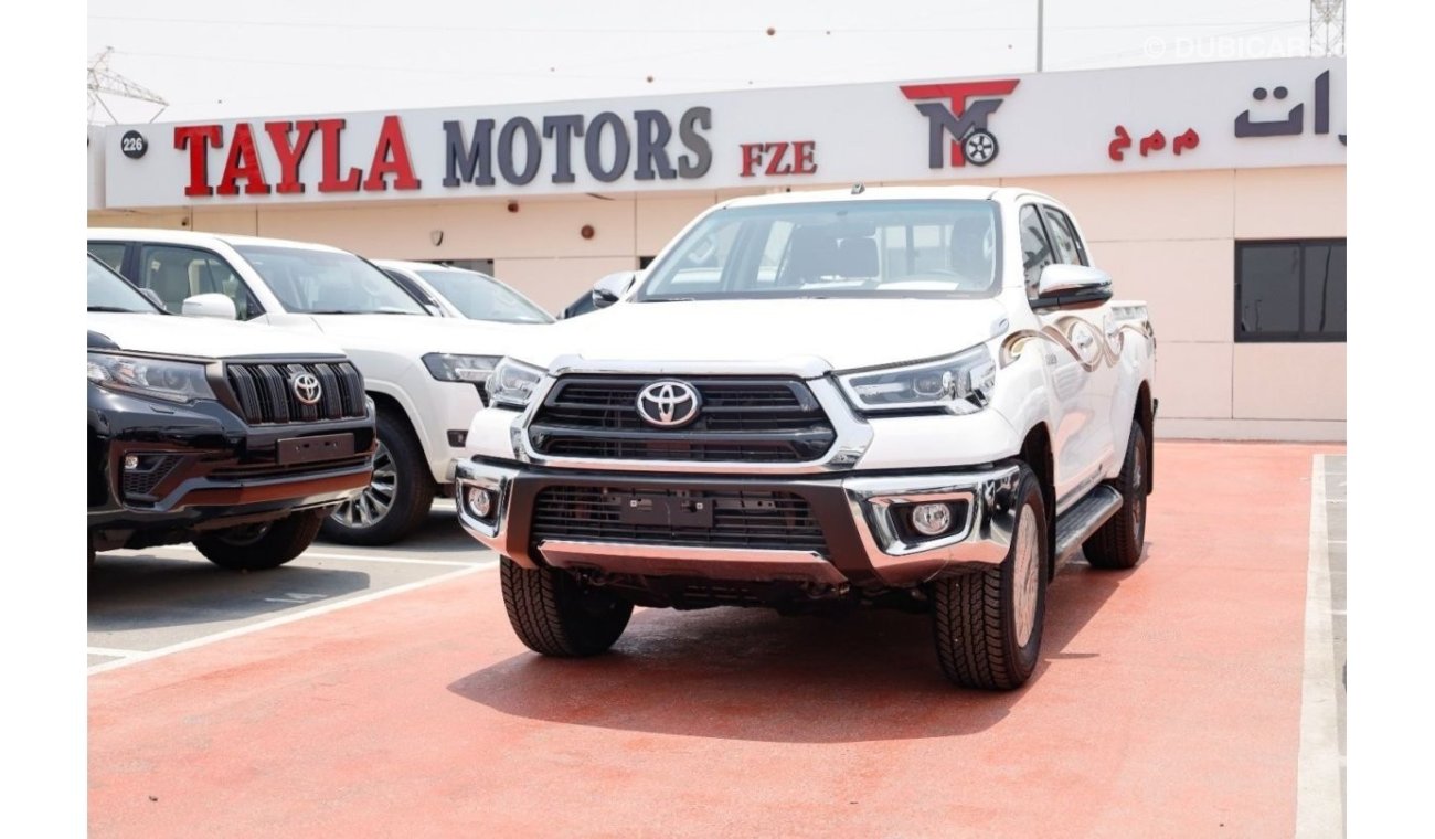 تويوتا هيلوكس TOYOTA HILUX 2.7 AT FULL OPTION WHITE 2024 WITHOUT PUSH START