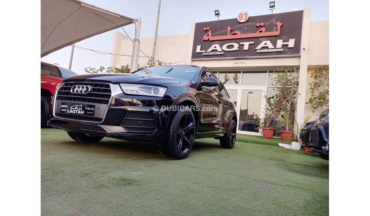 Audi Q3 4 cylinder, 2018 model, leather panorama, cruise control, sensor wheels, in excellent condition