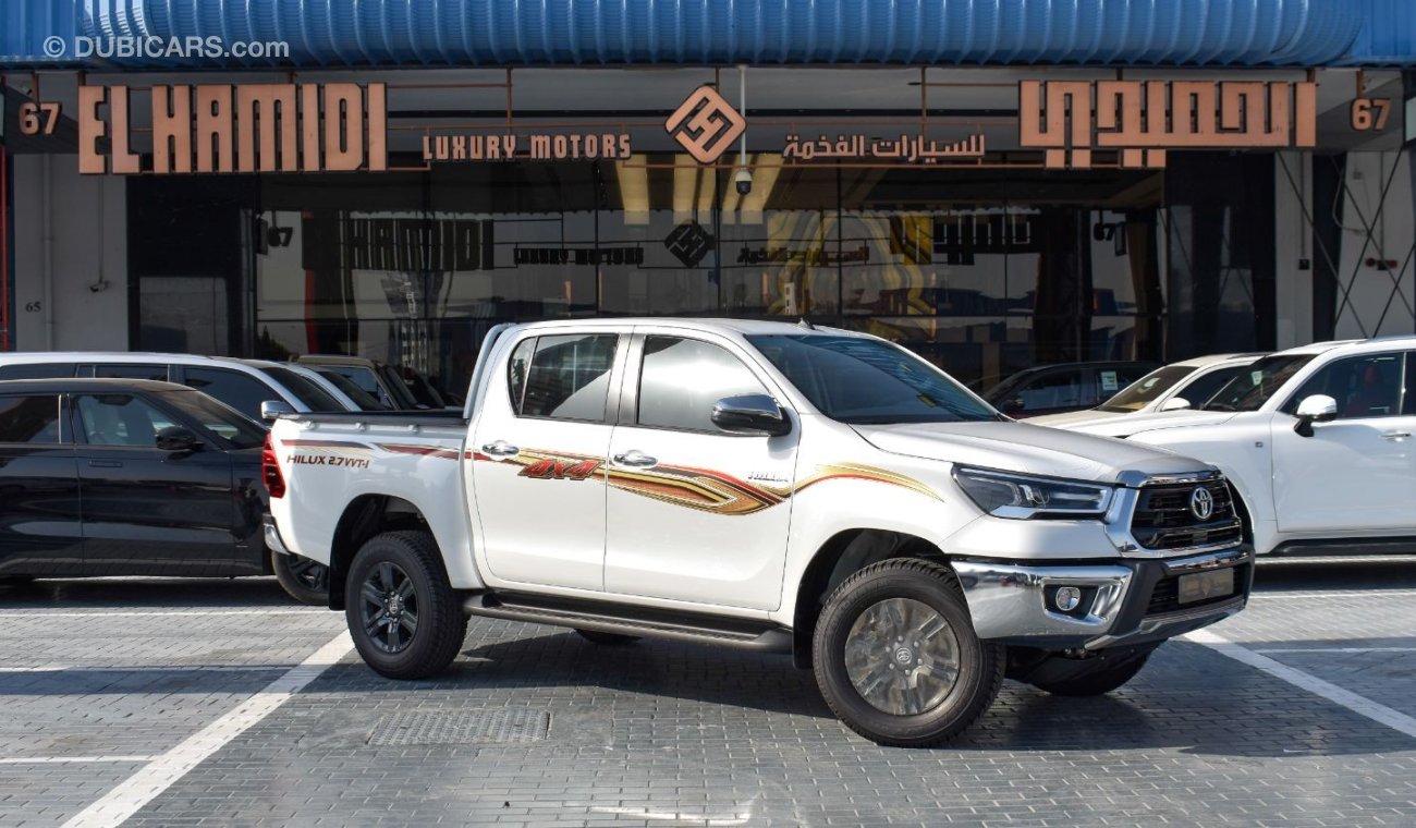 تويوتا هيلوكس Toyota Hilux TOYOTA HILUX DC 2.7L GLXS-G M/T 4X4 (PETROL) MY24