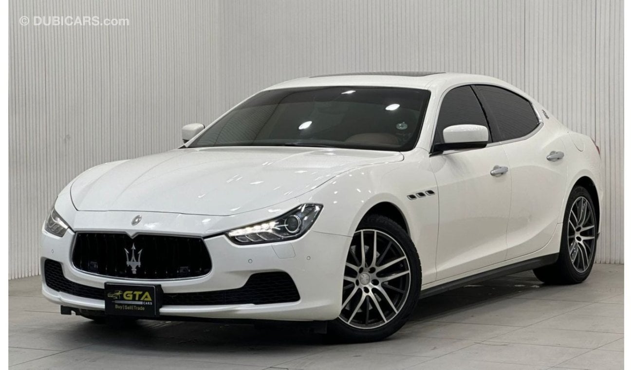 Maserati Ghibli 2015 Maserati Ghibli S, Full Maserati Service History, Low Kms, Excellent Condition, GCC