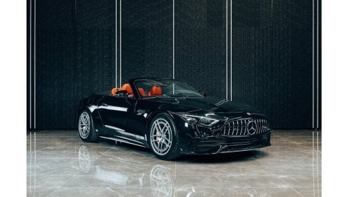 Mercedes-Benz SL 43 AMG in Obsidian Black Metallic color!