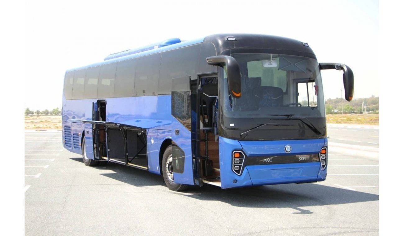 سي اتش تي سي Bus 2024 CHTC COACH 12M 49STR - أزرق من الداخل أبيض | Export Only