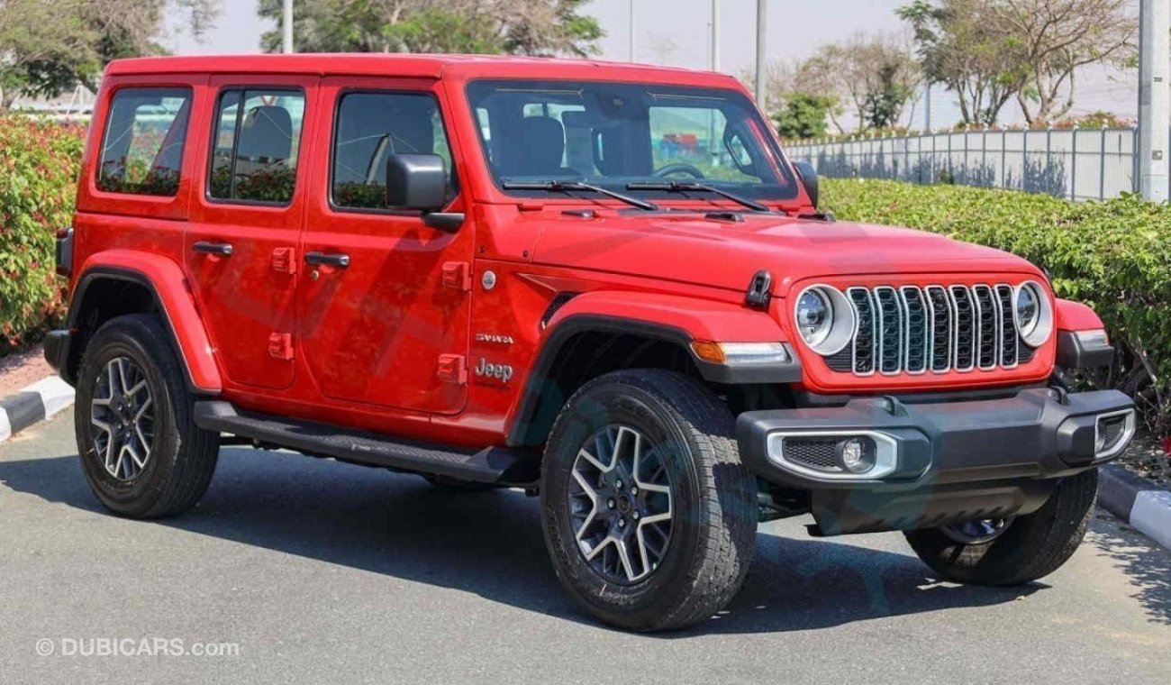 Jeep Wrangler Unlimited Sahara Turbo , 2024 GCC , 0Km , With 5 Years Warranty & 3 Years Service @Official Dealer