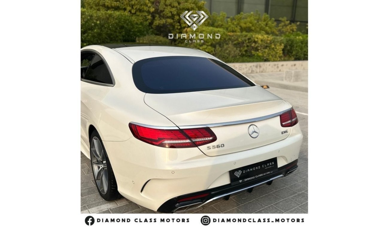 مرسيدس بنز S 560 كوبيه مرسيدس اس 560 كوبيه خليجي بانوراما 7 ازرار تشييكات وكالة