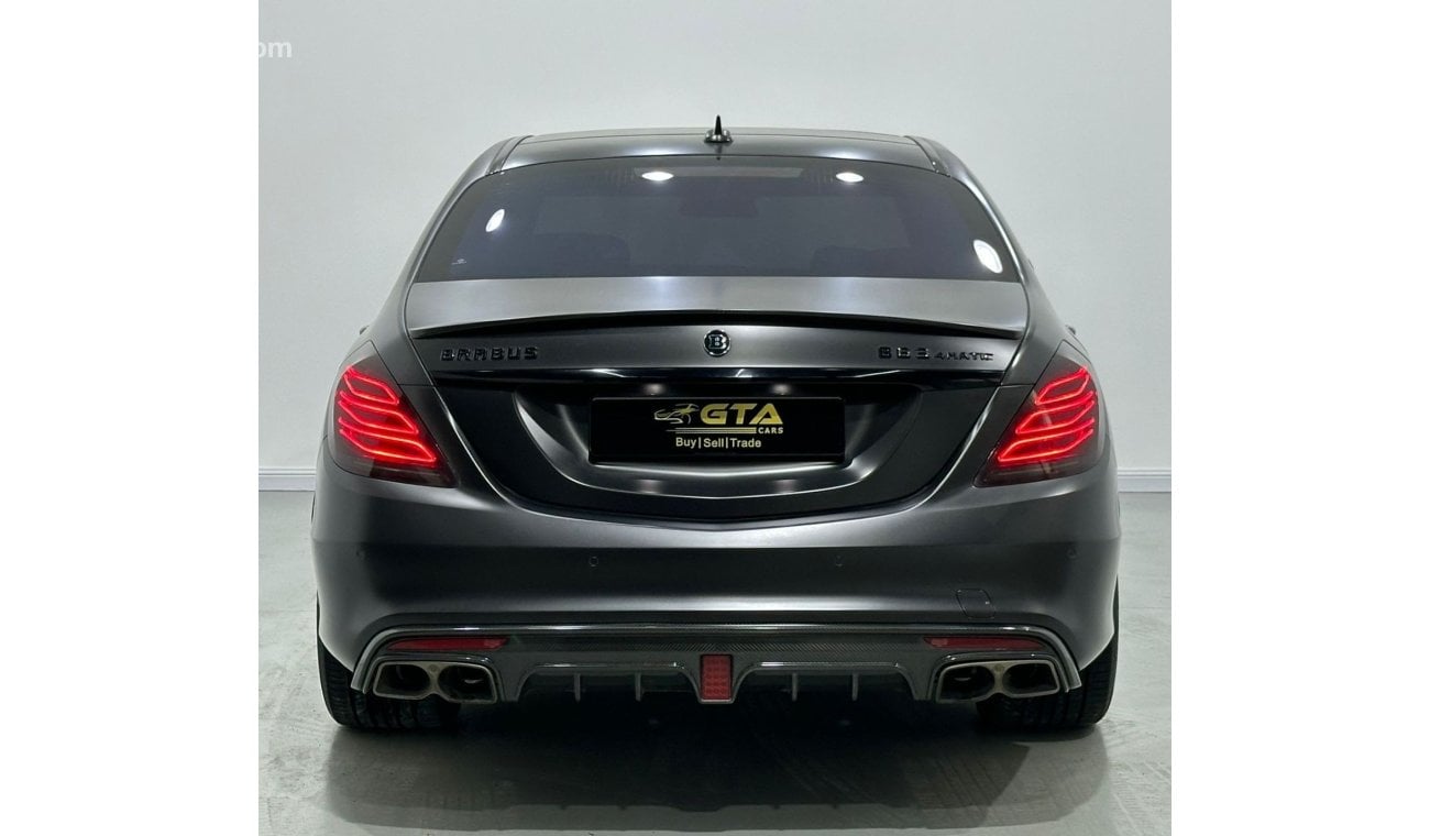 Mercedes-Benz S 63 AMG Std 5.5L 2015 Mercedes Benz S63 4MATIC Brabus Edition, 1 Of 1, Full Service History, Fully Loaded, G