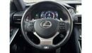 Lexus IS300 F Sport LEXUS IS-300 F-SPORT 2020 GCC PERFERCT CONDITION IN SIDE OUT SIDE // 2 KEYS