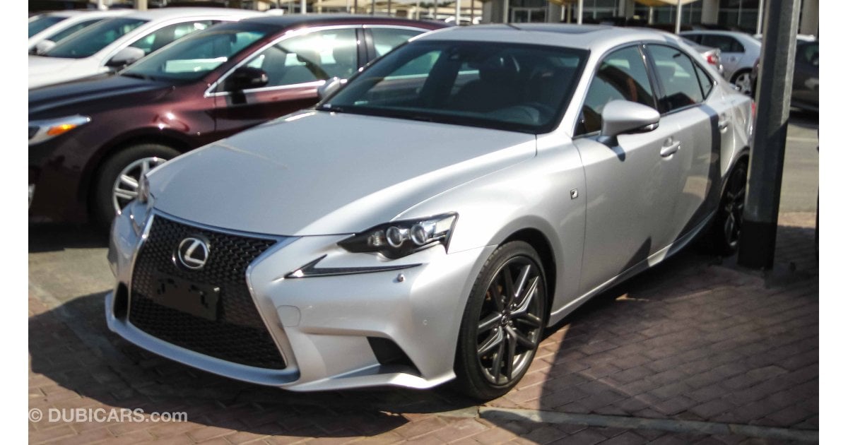Lexus IS 350 F sport for sale: AED 92,000. Grey/Silver, 2014