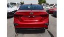 Kia Forte KIA FORTE 2019 RED