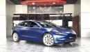 Tesla Model 3 AED 2400/MONTHLY | 2020 TESLA MODEL 3 LONG RANGE  | GCC | UNDER WARRANTY