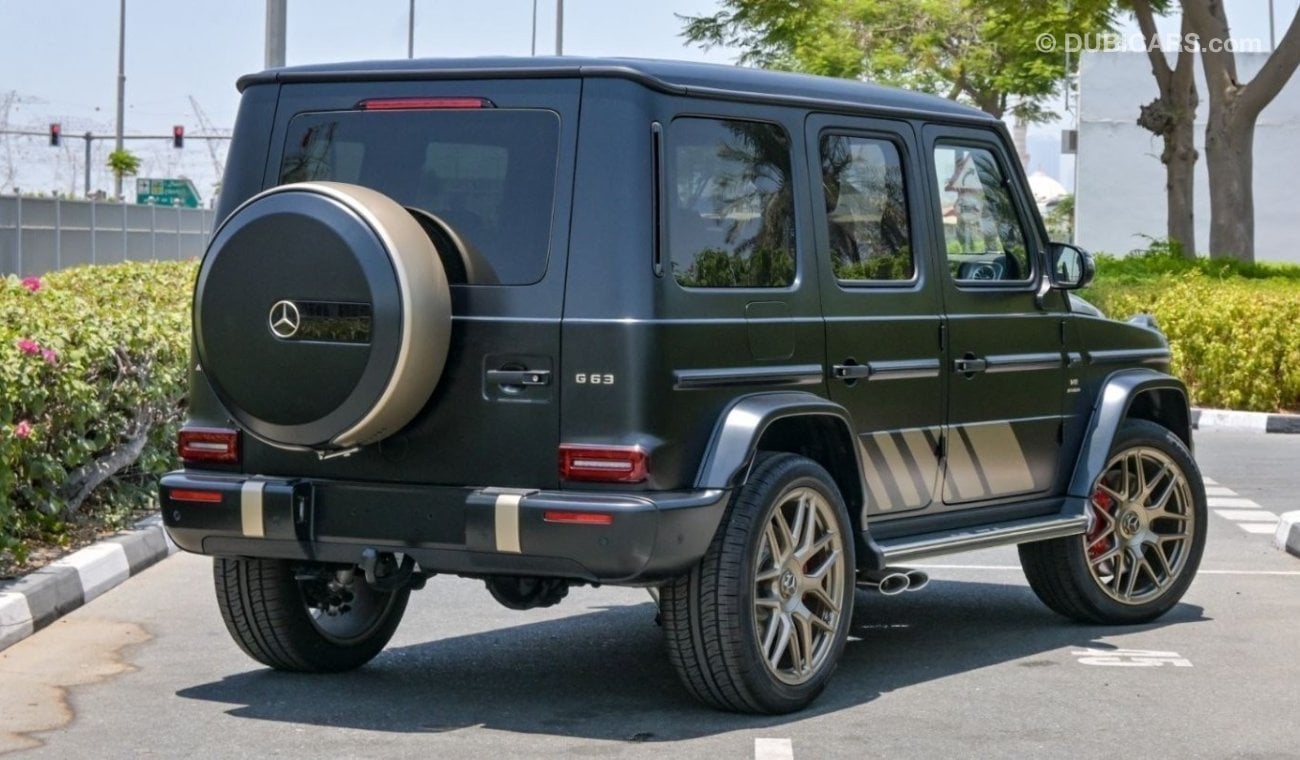 Mercedes-Benz G 63 AMG Mercedes G63 |Night Black Magno |Gold Topstitching Interior |2024 |GRAND EDITION | LIMITED 1 of 1000