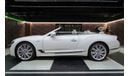 Bentley Continental GTC Speed Convertible