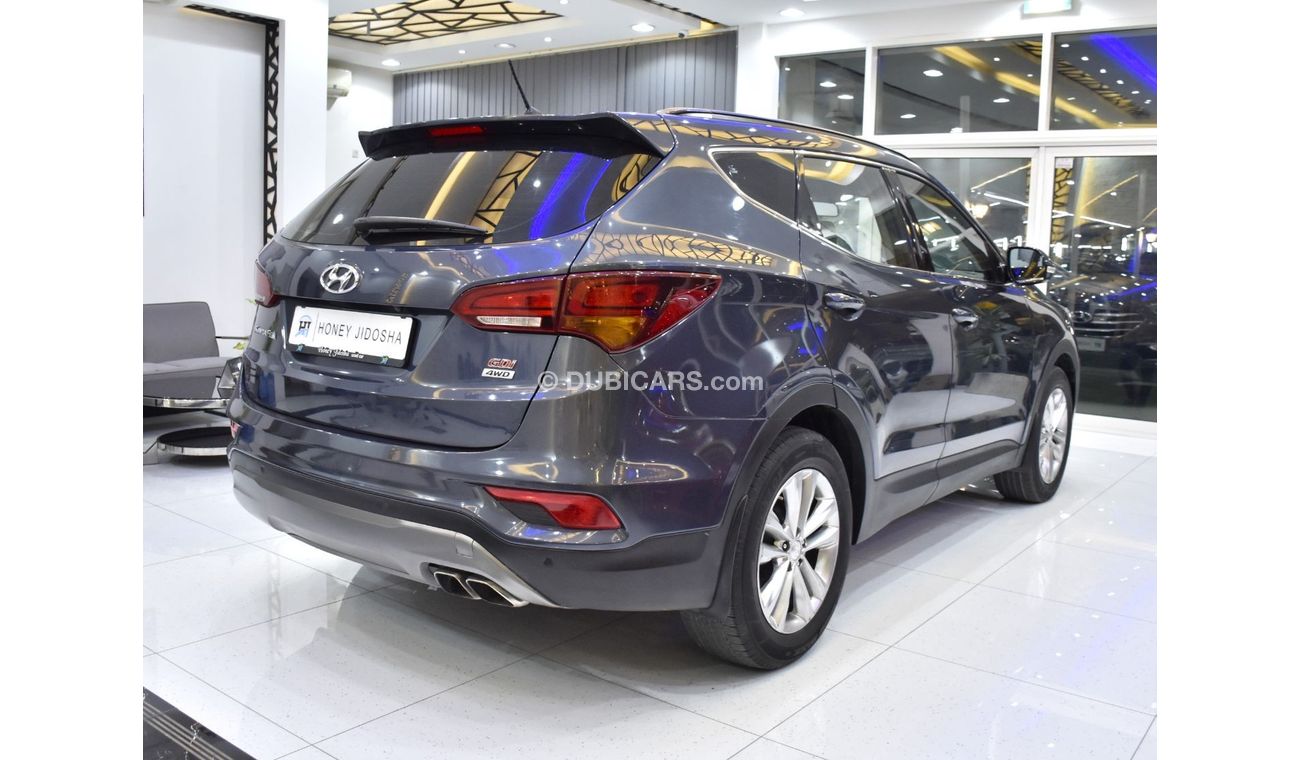 Hyundai Santa Fe EXCELLENT DEAL for our Hyundai SantaFe 4WD ( 2017 Model ) in Grey Color GCC Specs