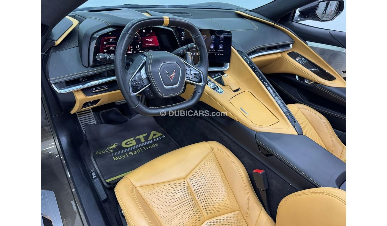 شيفروليه كورفت 3LT 6.2L (490 HP) Convertible 2020 Chevrolet Corvette Stingray C8 3LT, Warranty, Full Service Histor