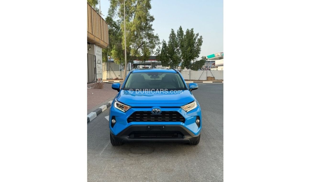 Toyota RAV4 XLE 2019 HYBRID HEV SUNROOF BLUE FULL OPTION US SPEC